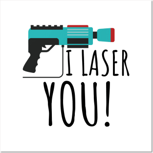 Lasertag i laser you Posters and Art